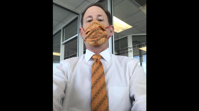 San Antonio Area Dad Goes Viral for Matching Face Masks to His Ties (5)