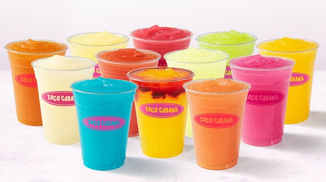 Taco Cabana's permanent collection of $3 margaritas.
