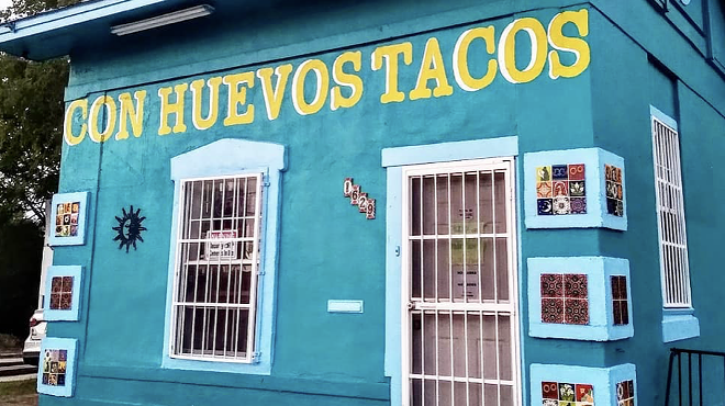 Con Huevos Tacos is listed among the top contenders on sabeanandcheese.net.