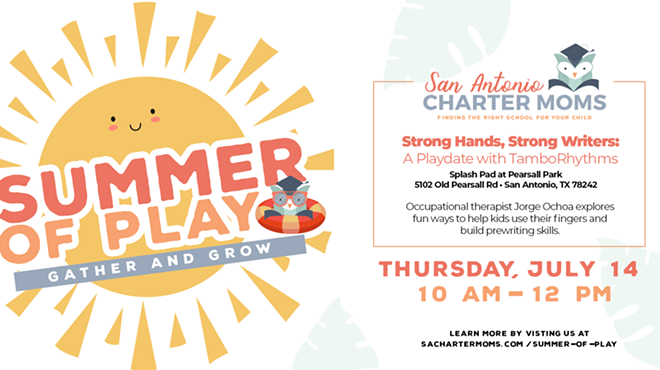 San Antonio Charter Moms Presents: Strong Hands Strong Writers - A Summer of Play Playdate with TamboRhythms
