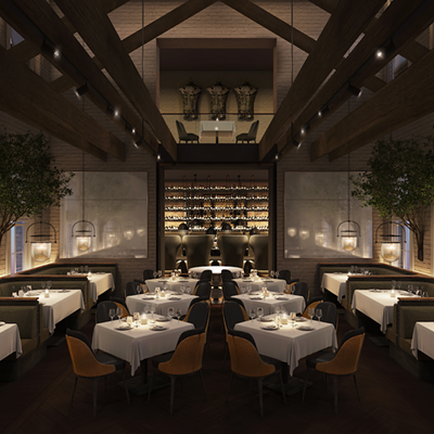 Dean's Steak & Seafood will offer a two-level dining experience.