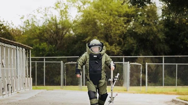 SAPD's bomb squad trainings will take place on Tuesday morning and Wednesday afternoon.