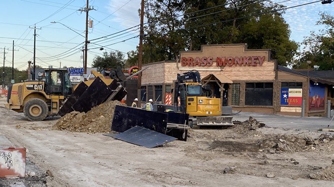 Many businesses along the St. Mary's Strip are inaccessible by car or sidewalk, and completion of the construction work is still months away.