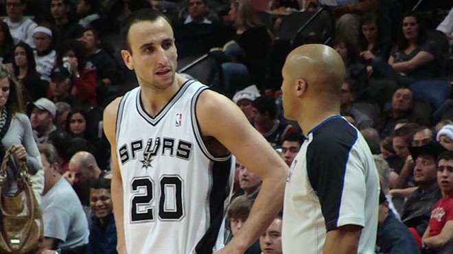 Manu Ginobili played for the San Antonio Spurs for the entirety of his 16-year-career.