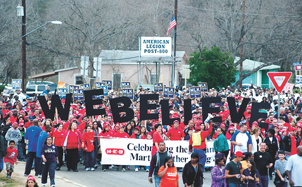 San Antonio's annual MLK Jr. Day March is among the largest in the nation.