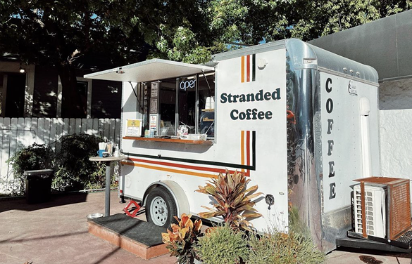 Stranded Coffee
1203 S. Alamo St., strandedcoffee.com
In an ode to the emo kids who now have caffeine addictions, Stranded Coffee, whose logo is an homage to Warped Tour, serves drinks out of its coffee truck in Southtown. Its menu features espresso drinks using beans roasted by Proud Hound Coffee in Cincinnati, Ohio.
Photo via Instagram / strandedcoffeeclub