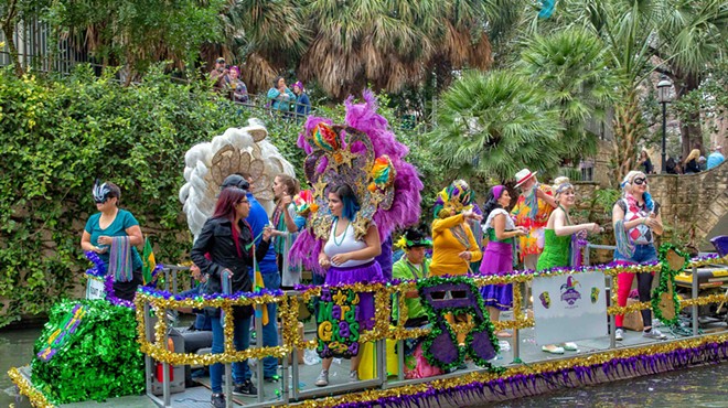 The River Parade takes place Saturday afternoon, but Mardi Gras festivities will span the entire weekend.
