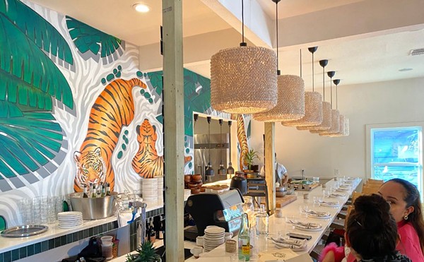 Leche de Tigre serves up Peruvian sashimi plates and cebiche, as well as dishes such as lomo saltado and tapas.