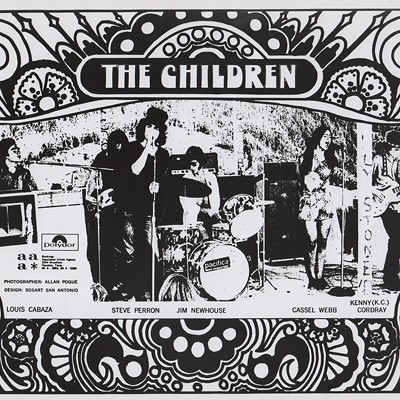 A promotional flyer for the Children, one of San Antonio's most prominent bands during the garage rock and psych eras.