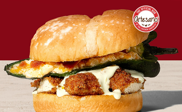 The Hayden's The Wild One is a crispy chicken sandwich topped with a pimento cheese- and bacon-stuffed poblano pepper.