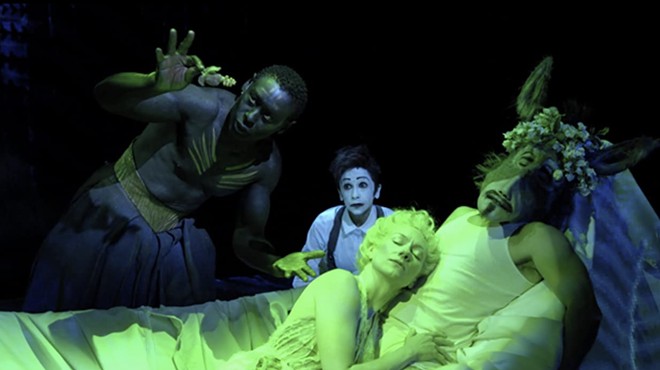 The film is a live recording of Julie Taymor's sold out stage production of Shakespeare's A Midsummer Night's Dream.