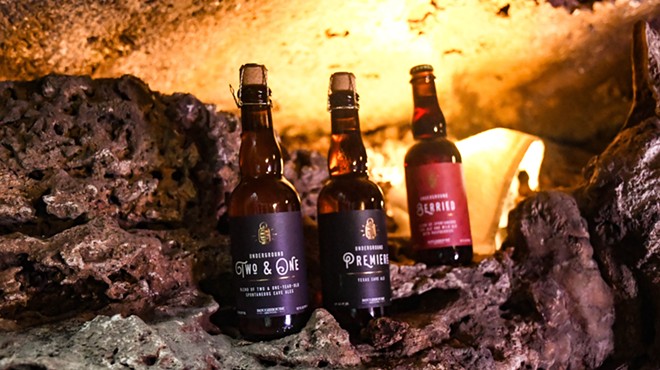 Two & One (L) is the third cave ale released by the San Marcos brewery.