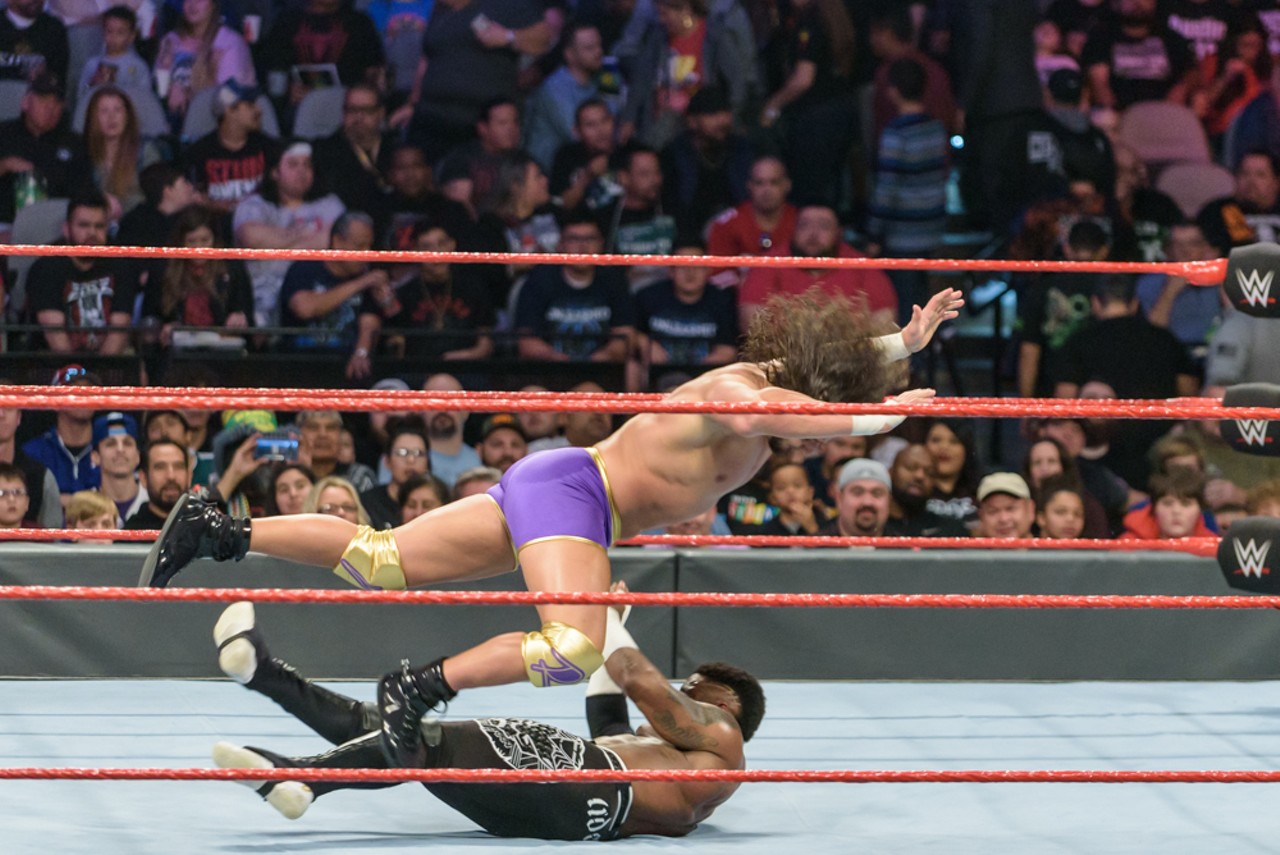 Scenes from WWE Monday Night Raw at the AT&amp;T Center
