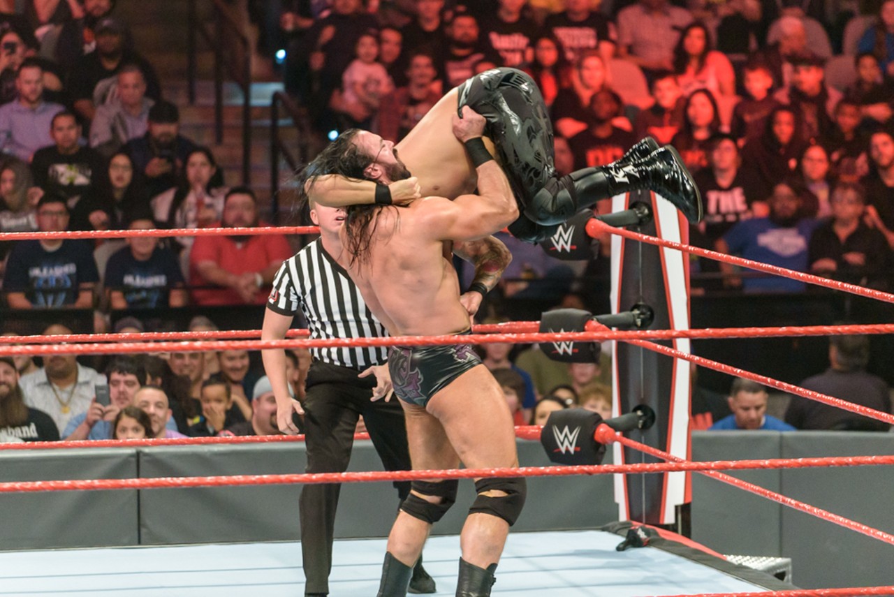 Scenes from WWE Monday Night Raw at the AT&amp;T Center