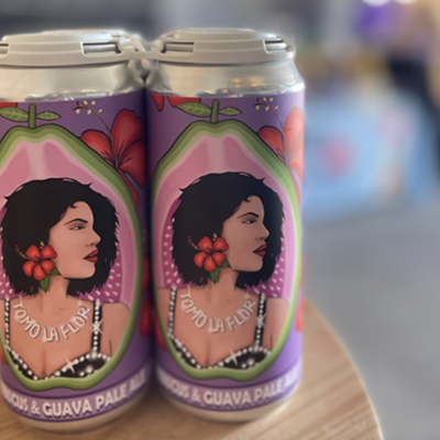 Tomo La Flor is a hibiscus pale ale with a hint of guava.