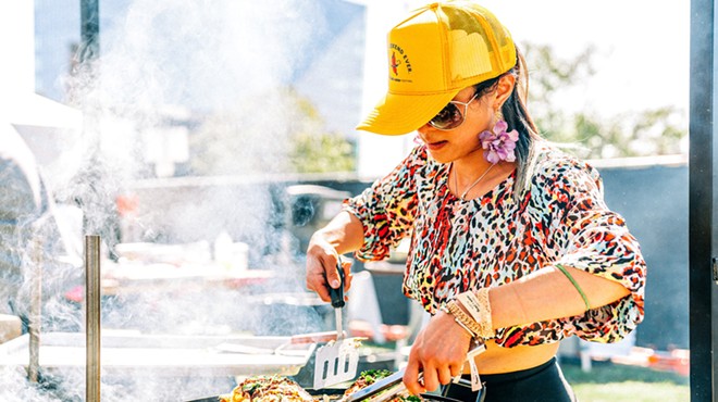 Kristina Zhao of DASHI Sichuan Kitchen + Bar participated in last year's Fire Pit portion of the fest.