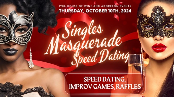 Speed Dating and Games at the Singles Masquerade Mixer Event