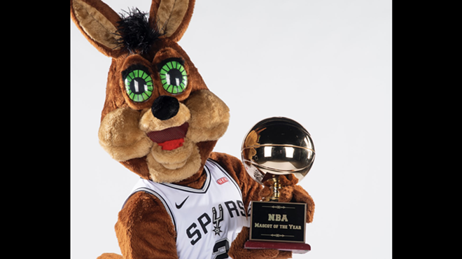 San Antonio Spurs Coyote once again named NBA Mascot of the Year