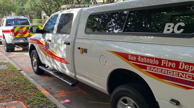 San Antonio Fire Department vehicles respond to an emergency call last year.