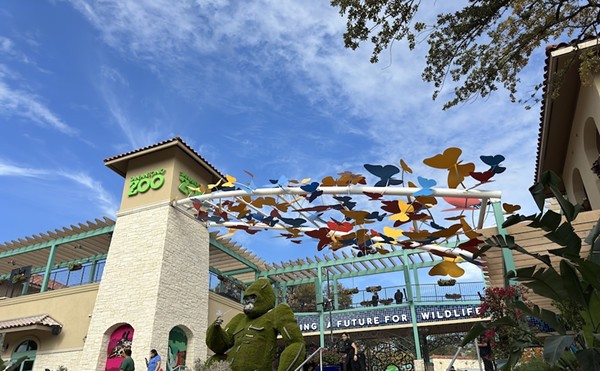 The San Antonio Zoo's new front entrance opened late last year.