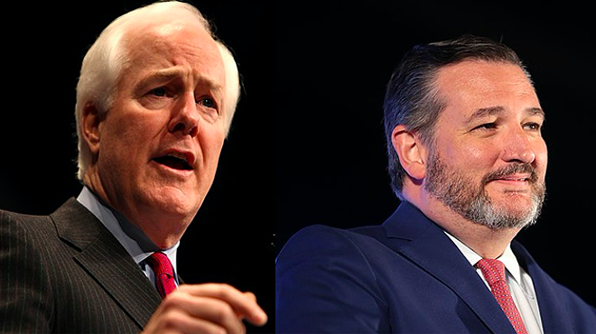 Apparently, U.S. Sens. John Cornyn and Ted Cruz are too chickenshit to talk about the Texas Supreme Court's latest abortion ruling.