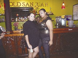 Teonna Rector and Chanel N. Singleton at Old San Juan.