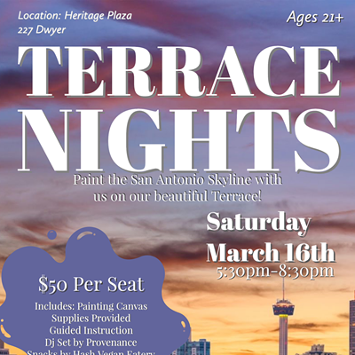 Terrace Nights: A San Antonio Skyline Painting Party