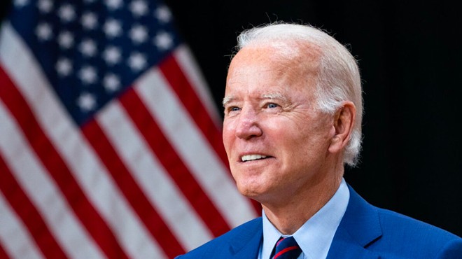 President Joe Biden is taking aim at Donald Trump over the former president's successful effort to overturn Roe v. Wade.
