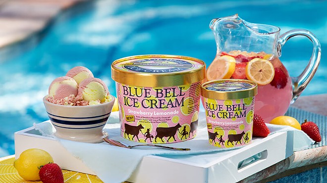 Blue Bell Ice Cream's new seasonal strawberry lemonade flavor is available now.