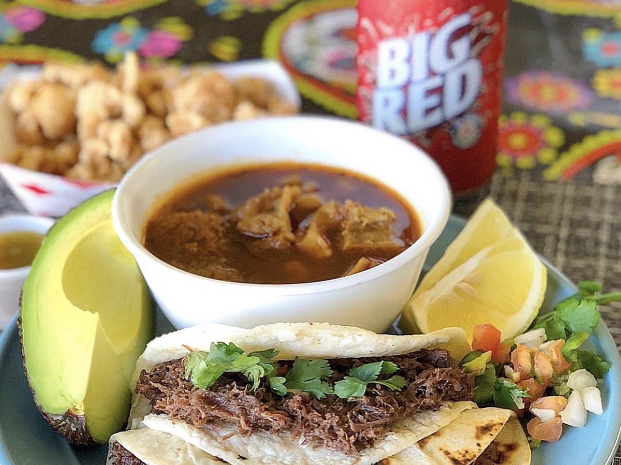 Big Red is the only acceptable beverage to enjoy with barbacoa.