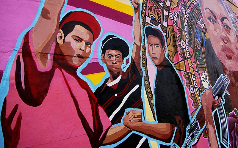 The Alamo City displays its Mexican-American heritage through vivid street art. - COURTESY