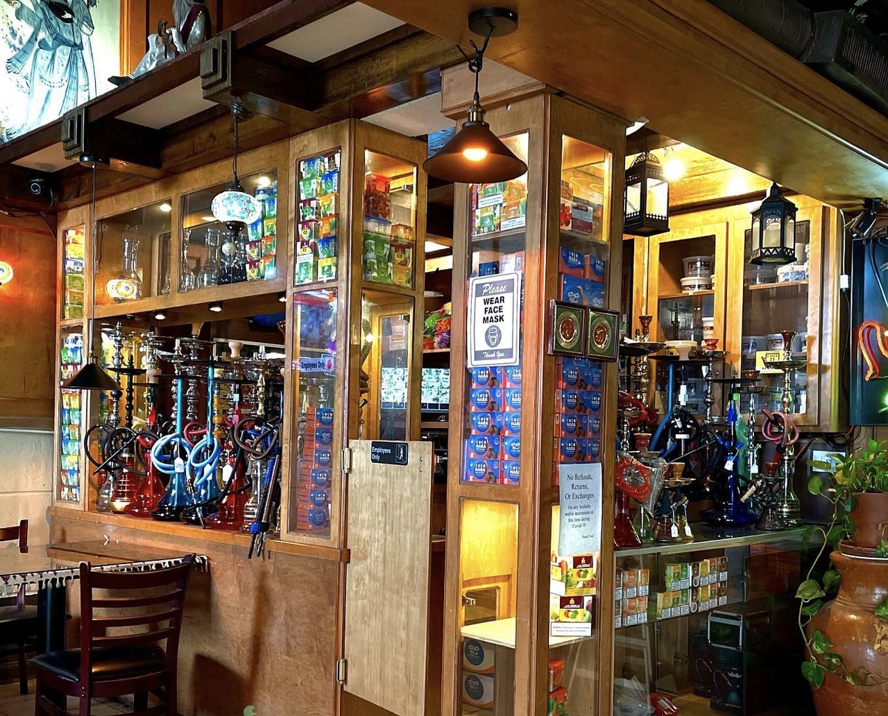 Best Hookah Bar
Naara Cafe, 9329 Wurzbach Road, (210) 558-9800, naaracafe.com
Photo via Instagram / naaracafe