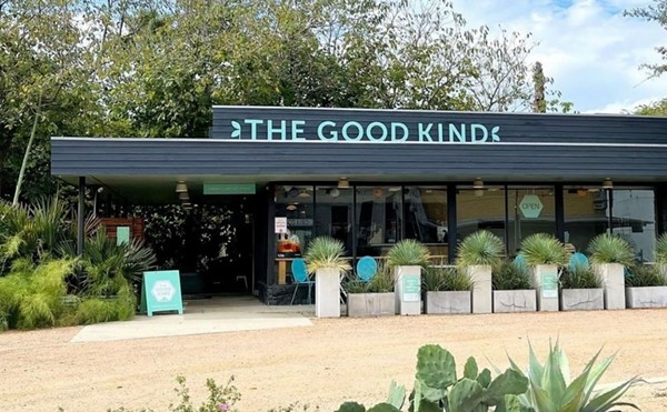 Best Restaurant for Special Diets
The Good Kind, 1127 S. St. Mary's St., (210) 801-5892, eatgoodkind.com