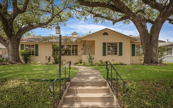 The former Monticello Park home of San Antonio civic leader John T. Steen Sr. is for sale