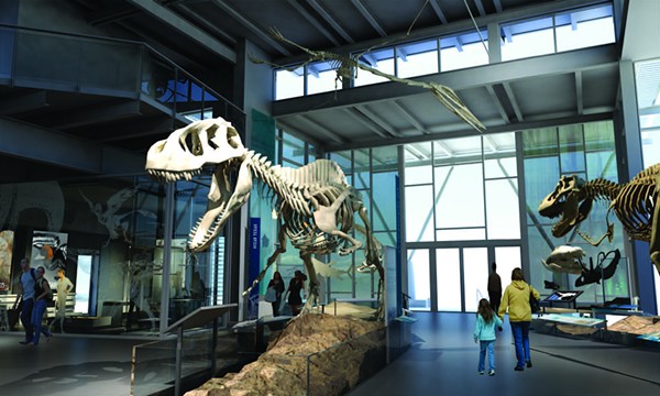 Artist rendering of the Witte Museum's upcoming Dinosaur Gallery - COURTESY OF THE WITTE MUSEUM