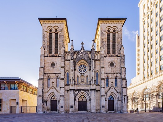 Oldest Continuously Functioning Church: San Fernando Cathedral
115 Main Plaza
Facing downtown’s Main Plaza, this structure built between 1738 and 1750 was considered the city’s geographical and cultural center. In addition to being the oldest continuously functioning place of worship in San Antonio, it’s also one of the nation’s oldest cathedrals.