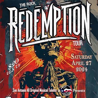 The Rock Redemption Tour featuring Seventh Day Slumber, Shallow Side, Magdalene Rose, and Love the Hate