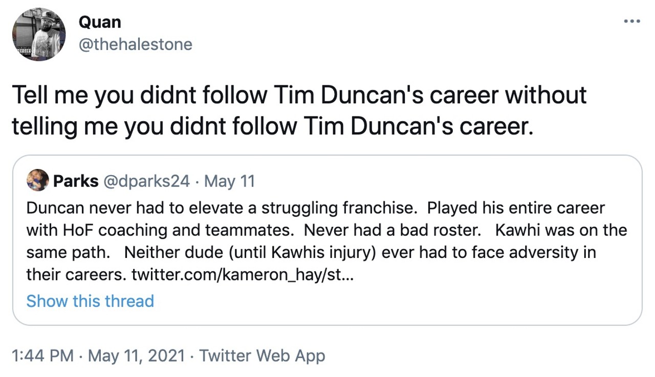 The Spurs' Tim Duncan is now a Hall of Famer, and San Antonio Twitter is here for it