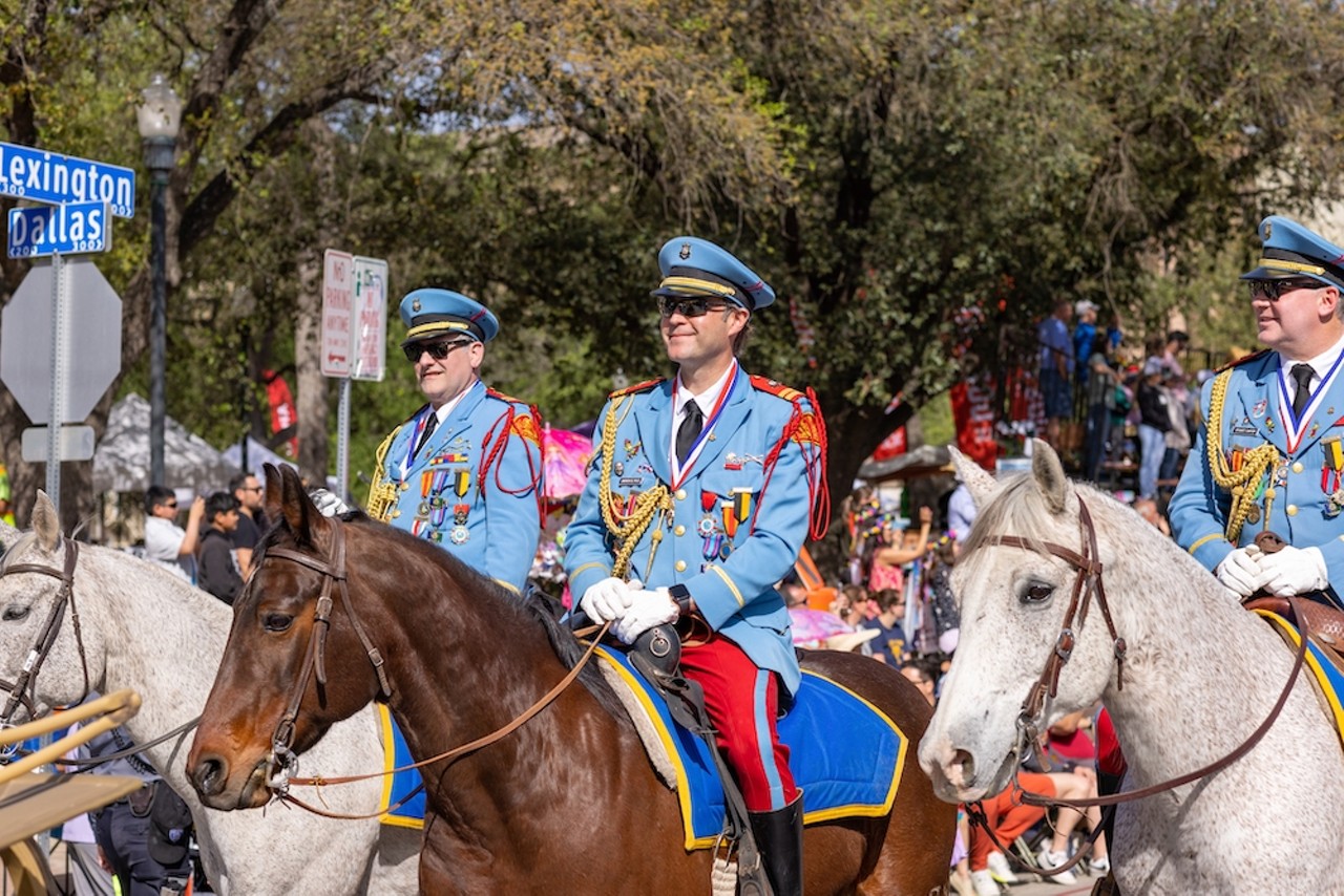 Alamo Heights: Daddy’s Texas Cavaliers uniform
“I tell you, Muffy, one day I'll be riding on that river float just like dear old Dad.”