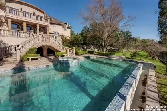 19203 Grey Bluff Cv, $1,300,000
A dip in this pool feels like you’ve been teleported to a historic estate in Europe.
