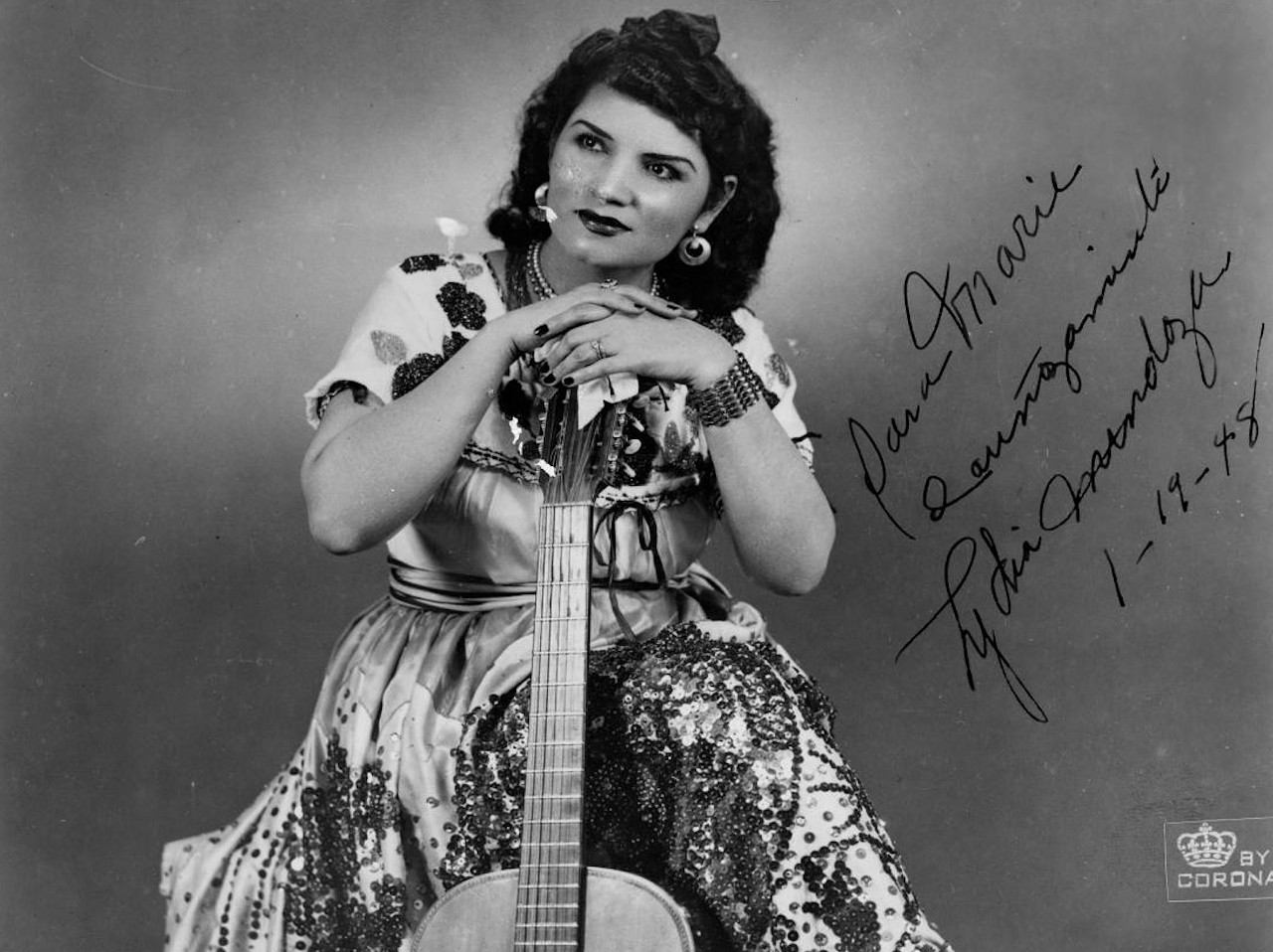 Lydia Mendoza
Considered the “Mother of Tejano music,” it makes sense that Lydia Mendoza would have San Antonio ties. She was born in Houston, however, and spent much of her youth with her family hitchhiking around Texas to play for migrant workers. Eventually, at age 12, she caught the attention of an Alamo City radio personality and spent considerable time here.