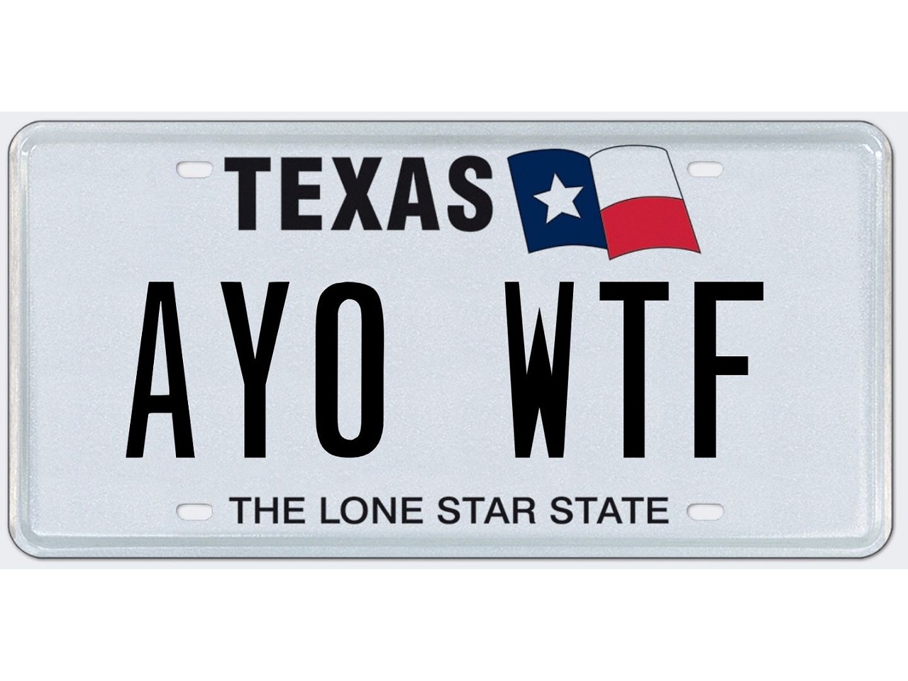 These rejected license plates from 2022 show that Texas is trashy AF (NSFW)