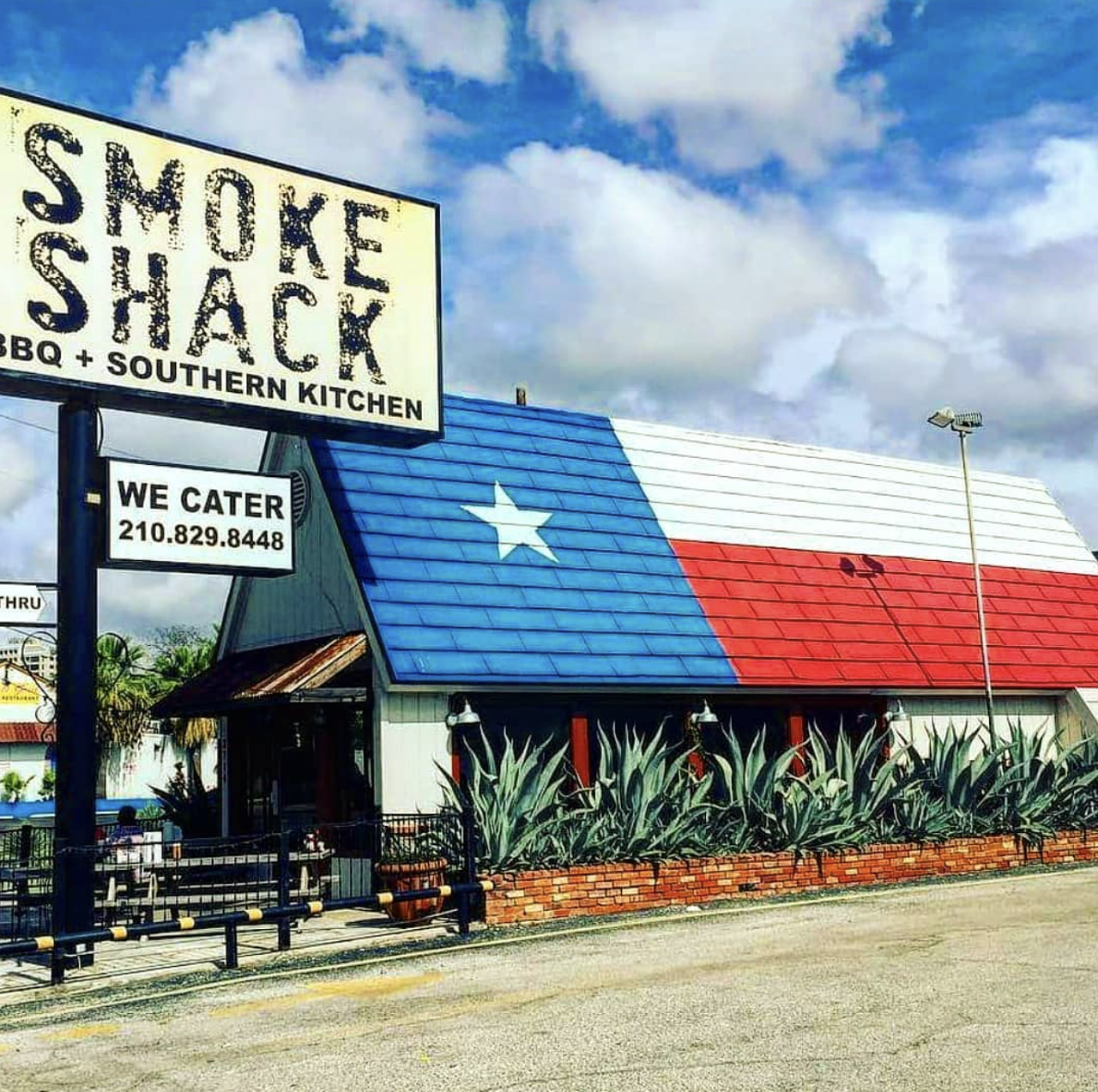 Smoke Shack
3714 Broadway, (210) 829-8448, toasttab.com
Smoke Shack’s family meal includes a 12-14 pound turkey accompanied by your choice of three side items. The $80 meal can be picked up hot, carved and ready to serve for an additional $20. 
Photo via Instagram / smokeshack