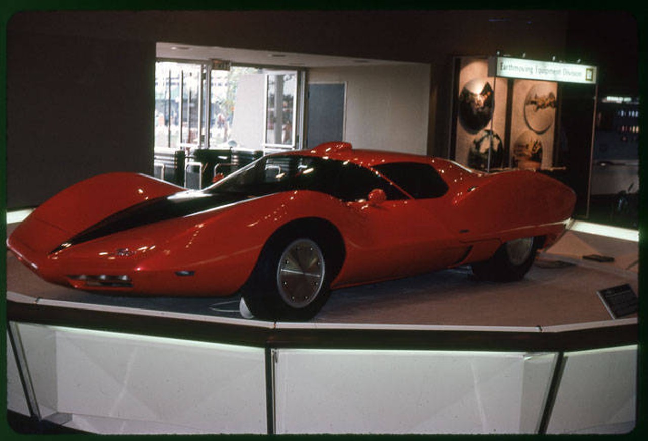 Experimental car on exhibit at HemisFair'68