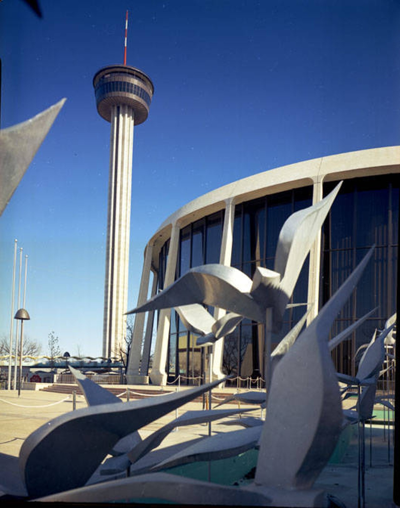 United States Pavilion, exterior of Confluence Theater 