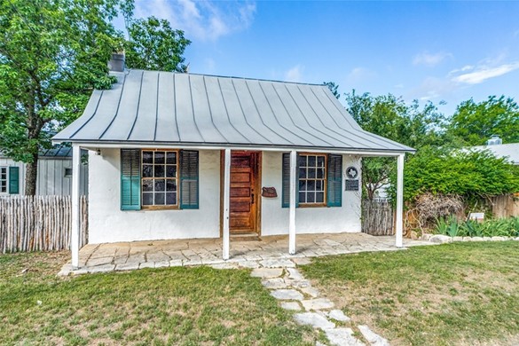 This 1846 San Antonio-area home for sale was built by the first settlers of Fredericksburg