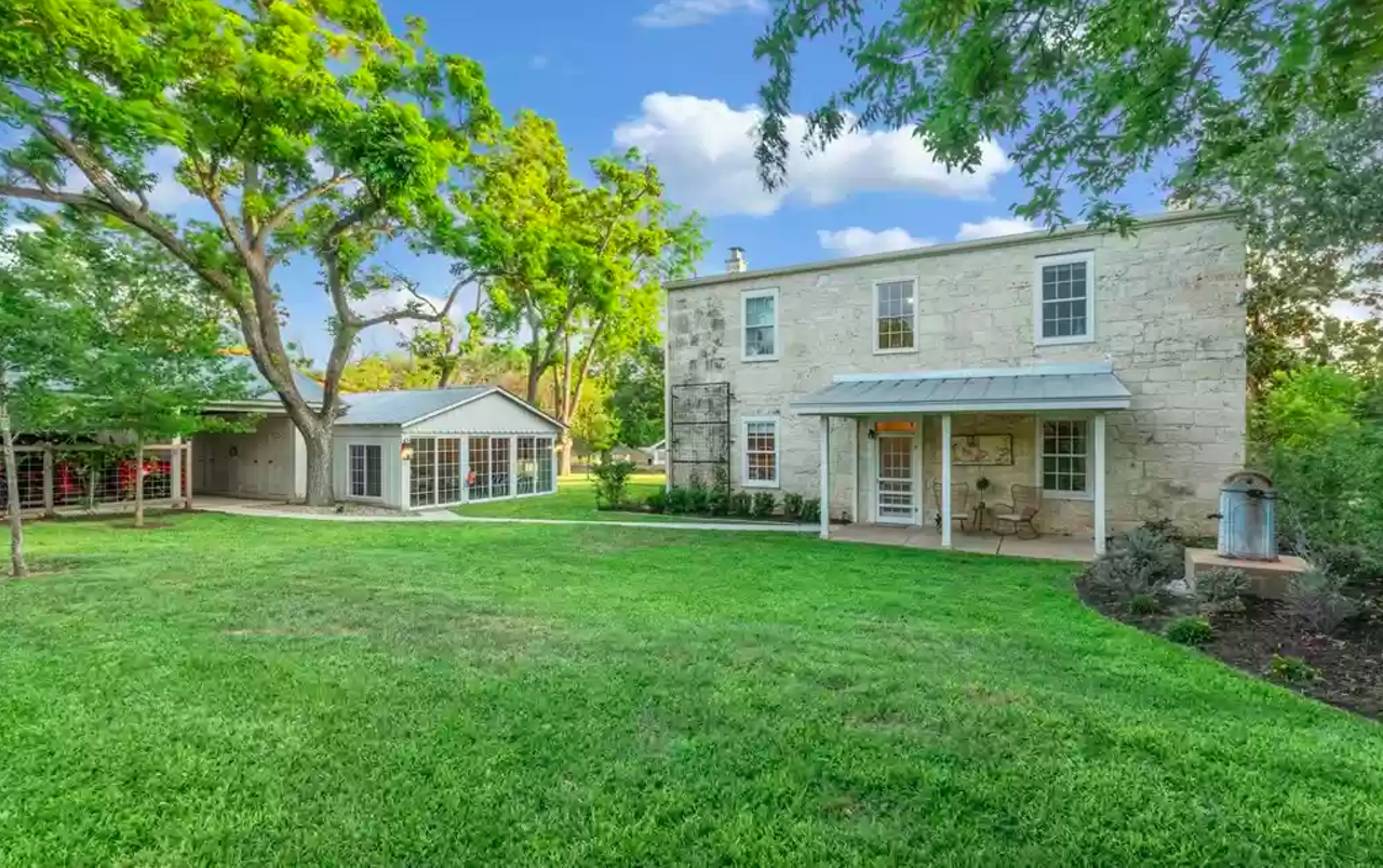 This 1872 home for sale in the Hill Country town of Fredericksburg started as an apartment building