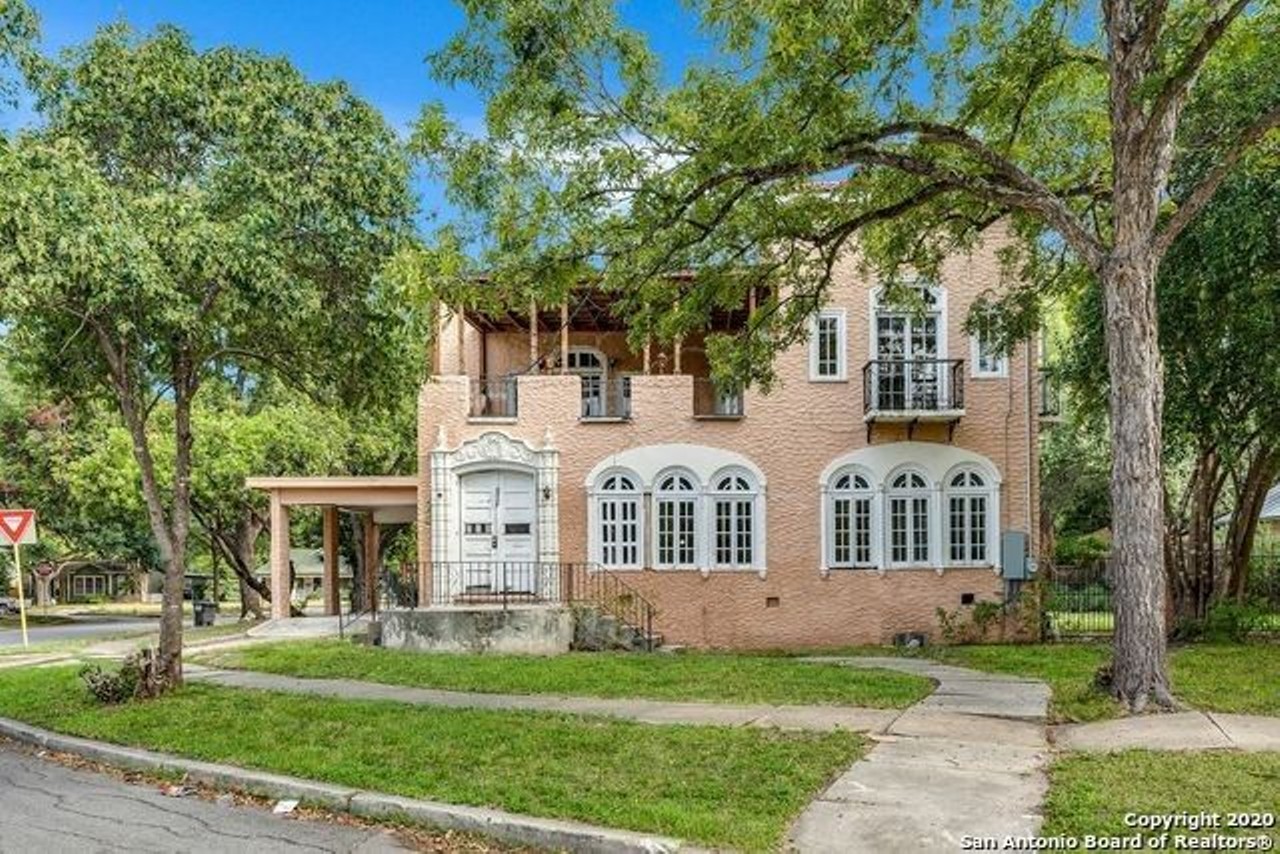 This 1927 fixer-upper for sale in San Antonio was designed by the Alameda Theater's architect