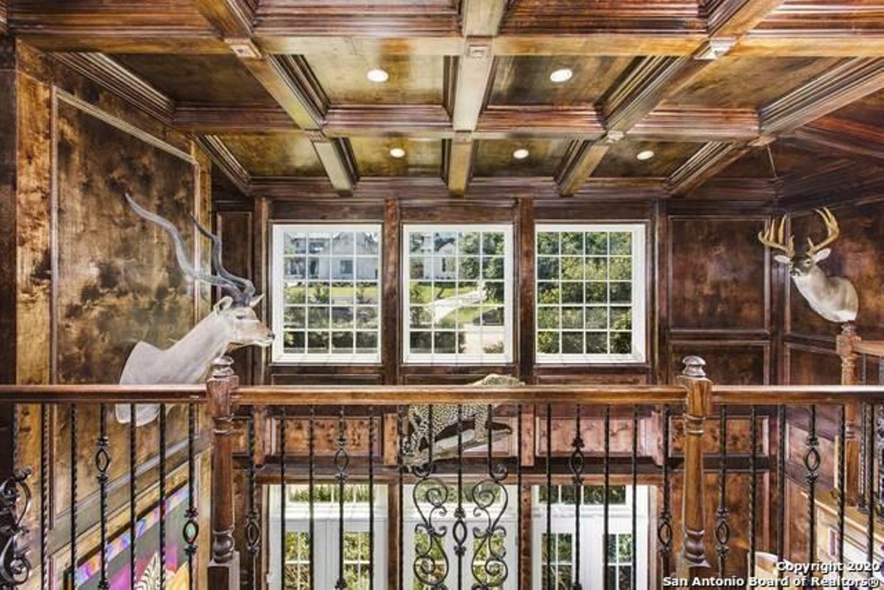 This $2M San Antonio mansion for sale has a library that looks haunted AF