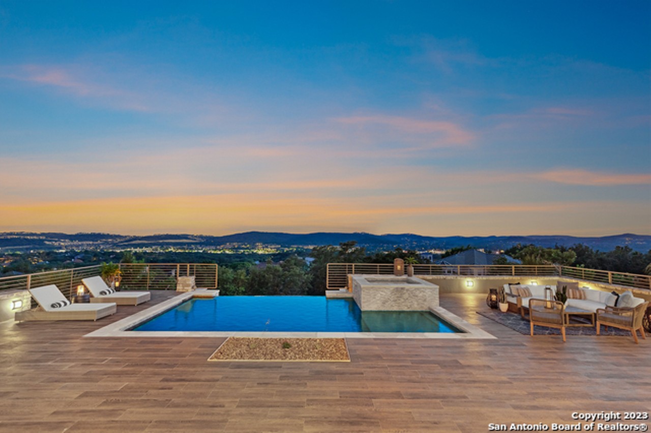 This 6,100-square-foot San Antonio home sits on one of the Dominion's highest points